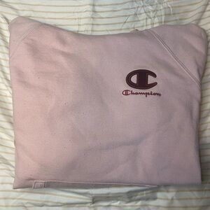 Light pink champion hoodie